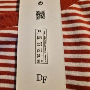 Polo by Ralph Lauren Red and White Striped Short Sleeve Tee